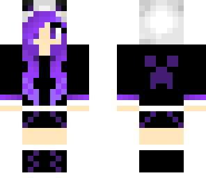cute purple girl