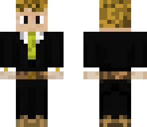 man in black