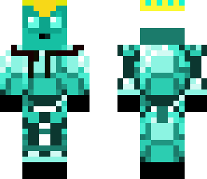 diamonds all over him
