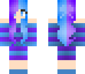 blue vs purple girl