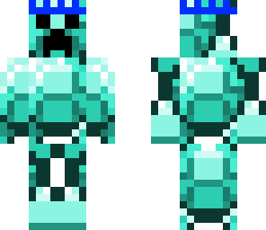 dimond creeper with blue crown