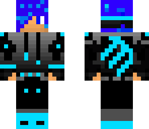 monster blue hair