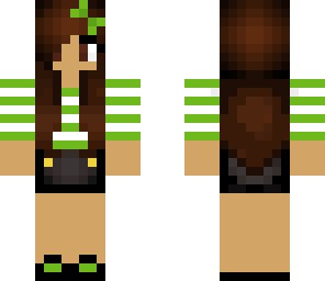 green dungarees