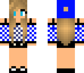 edited blue girl
