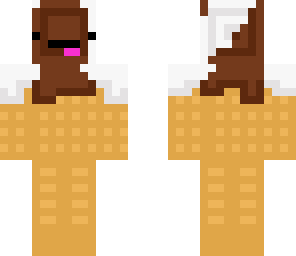 chocolate and vanilla icecream