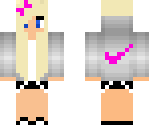 nike girl with bow