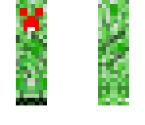 creeper with a red face