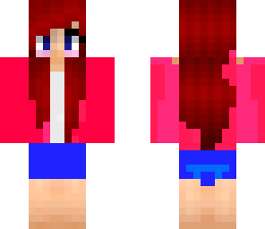 pretty red girl 