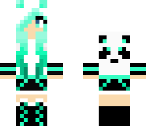 blue panda