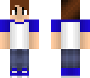 blue baseball shirt