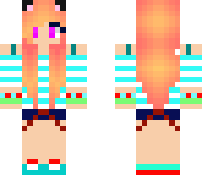 pink haired cat girl