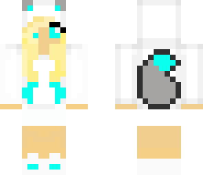 blue wolf girl