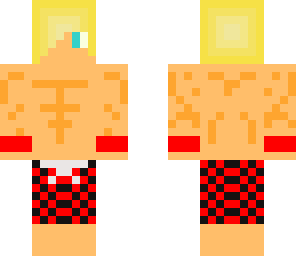 swim trunks checkered