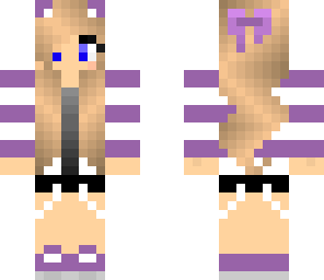 cute purple girl