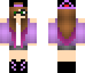 skater gurl with glasses