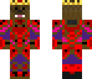 king bacca red and purple