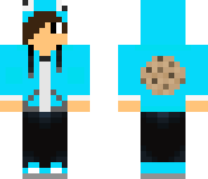 hellblauer cookie boy