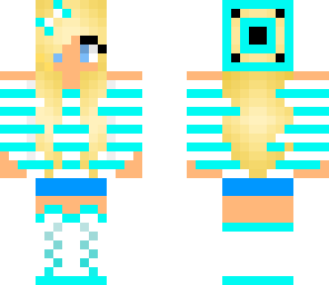 blue french girl