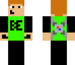 green and black