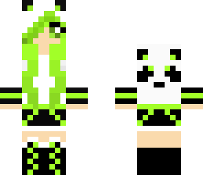 green panda