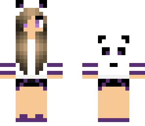 purple panda girl