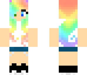 rainbow girl