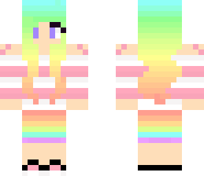 rainbow girl