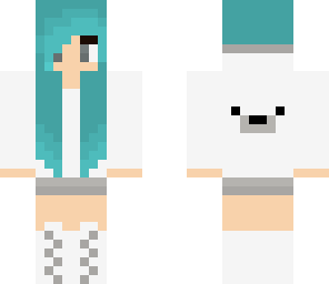 polar bear girl - original