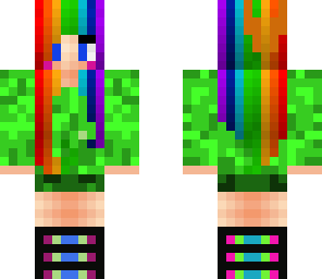 rainbow girl