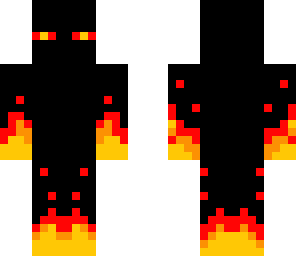 ender man on fire