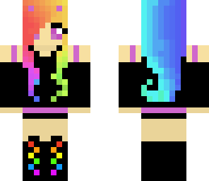 rainbow panda girl