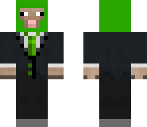 dyed sheep in suit