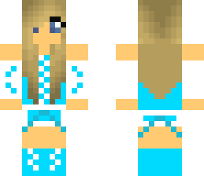 cute blue girl