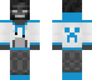 regular wither boss in blue sweatshirt
