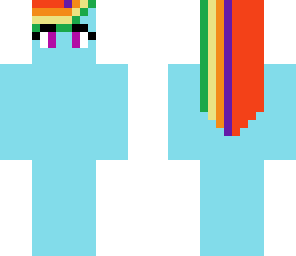 skin-off with match rainbow dash