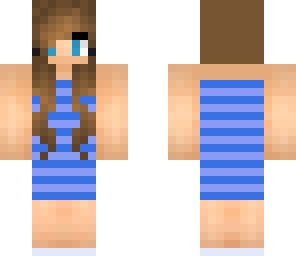 blue dress