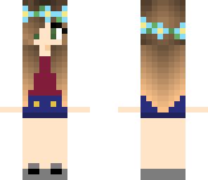 girl with flower crown