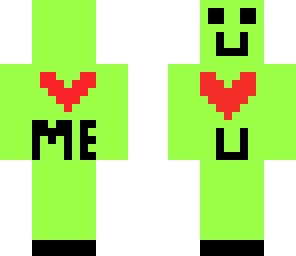 love u love me smiling creeper