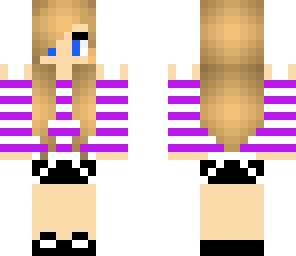 fixed purple striped girl