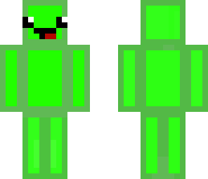 happy green boy