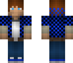 fixed blue checked shirt guy