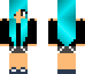 blue hair girl