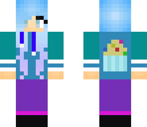 blue hair gal
