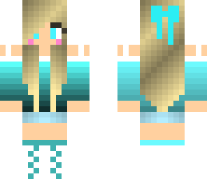 blue bow girl