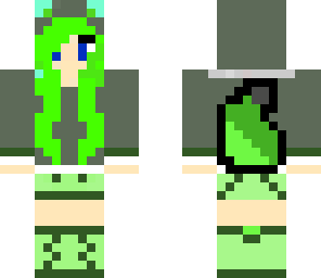 green wolf girl