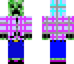 creeper in pink hoodie
