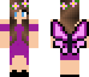 fairy princess in purple