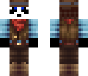 panda cowboy