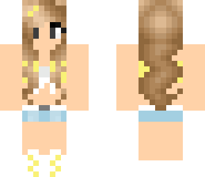 bow girl yellow edit