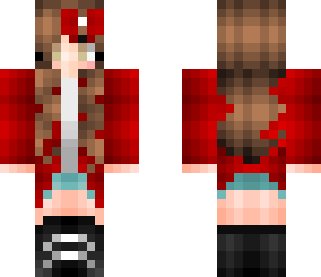 long red coat girl